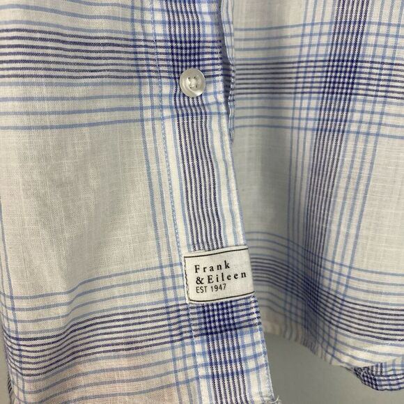 Frank & Eileen BARRY Tailored Button-Up Plaid Shirt - Picture 7 of 8